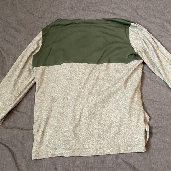 Mens Large RW-&o Green/Grey Hoodie - Picture 4 of 4